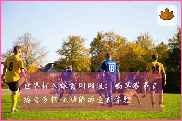 世界杯买球官网网址：畅享赛事直播与多样化功能的全新体验