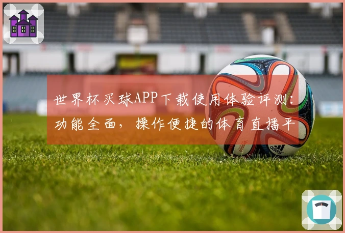 世界杯买球APP下载使用体验评测：功能全面，操作便捷的体育直播平台导览